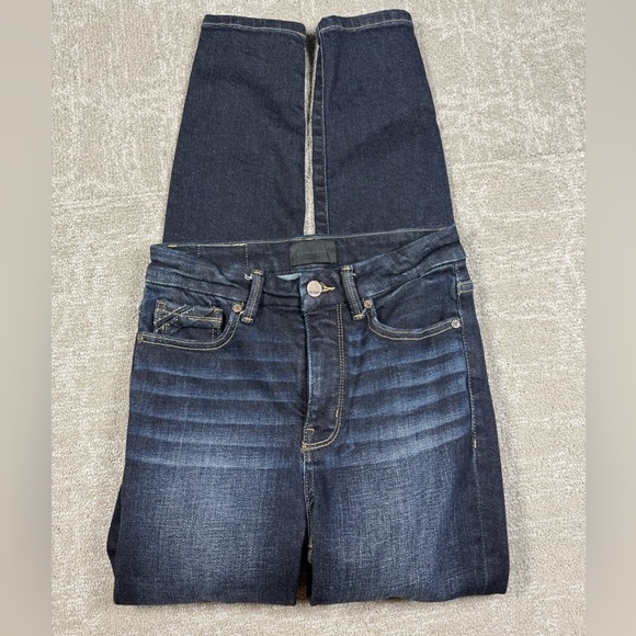 Buckle Black BKE Ankle Skinny Dark Blue Wash Womens Jean Size 26x29 - Picture 1 of 7